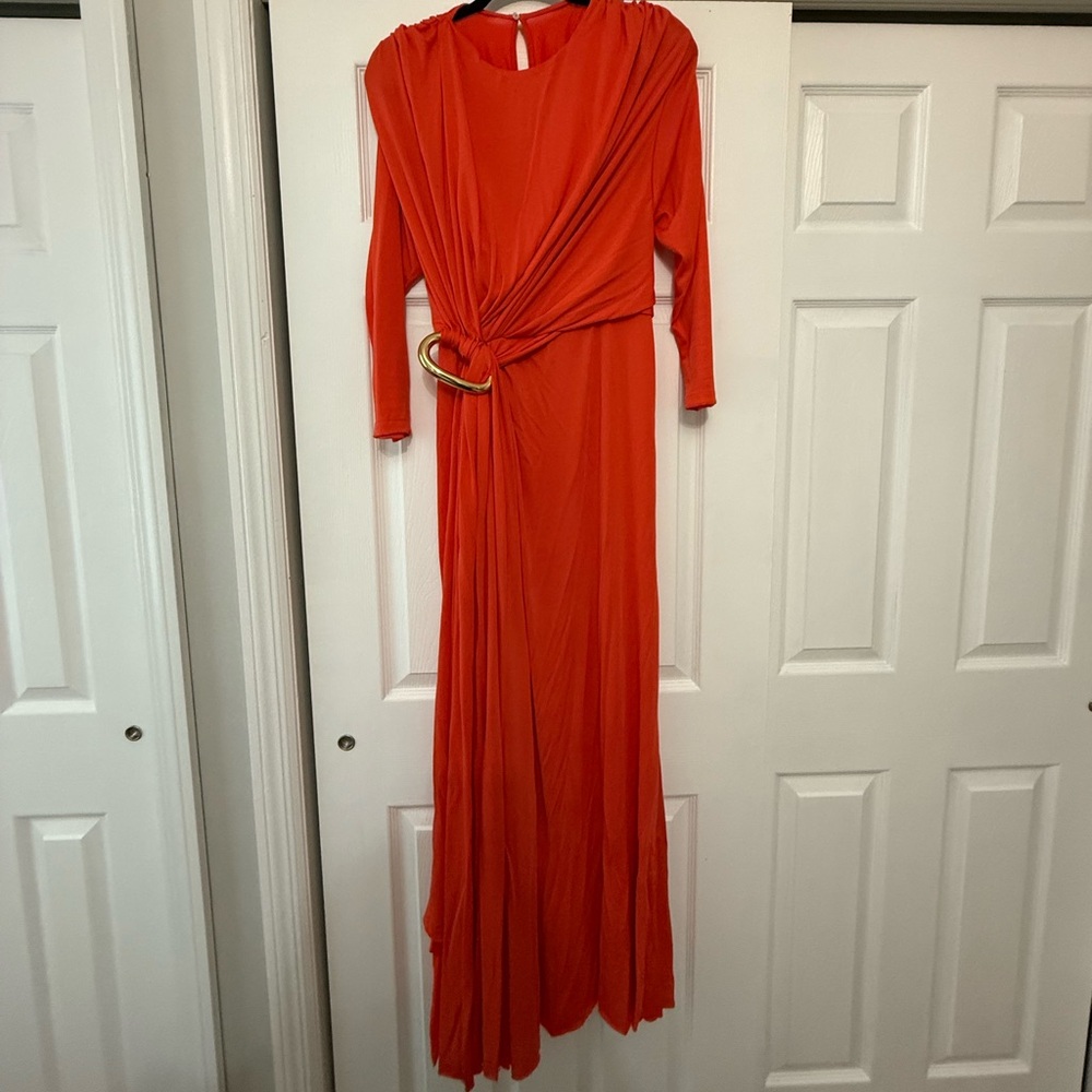 Arrange Orange Maxi Dress - Picture 3 of 4